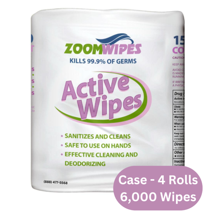 4 Rolls Per Case 3200 Wipes 16